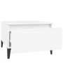 Mesa auxiliar de madera contrachapada blanco 50x46x35 cm de , Mesas auxiliares - Ref: Foro24-819516, Precio: 28,71 €, Descuen...