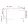 Mesa auxiliar de madera contrachapada blanco 50x46x35 cm de , Mesas auxiliares - Ref: Foro24-819516, Precio: 28,71 €, Descuen...