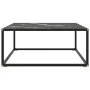 Schwarzer Couchtisch mit schwarzer Marmor-Glasplatte 80x80x35 cm. von , Couchtisch - Ref: Foro24-322878, Preis: 80,54 €, Raba...