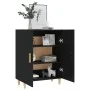 Schwarzer Sperrholz-Sideboard 70x34x90 cm von , Sideboards - Ref: Foro24-812097, Preis: 81,22 €, Rabatt: %