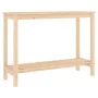 Solid pine wood console table 110x40x80 cm by , Side tables - Ref: Foro24-822282, Price: 82,46 €, Discount: %
