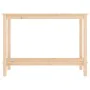 Solid pine wood console table 110x40x80 cm by , Side tables - Ref: Foro24-822282, Price: 82,46 €, Discount: %