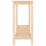 Solid pine wood console table 110x40x80 cm by , Side tables - Ref: Foro24-822282, Price: 82,46 €, Discount: %
