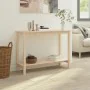 Solid pine wood console table 110x40x80 cm by , Side tables - Ref: Foro24-822282, Price: 82,46 €, Discount: %