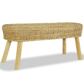 Entryway bench 110x35x45 cm natural rattan by , Benches for halls and storage - Ref: Foro24-244579, Price: 128,07 €, Discount: %