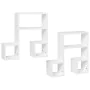 Wall shelves 2 units plywood white 50x15x50 cm by , Shelves and shelves - Ref: Foro24-807241, Price: 33,14 €, Discount: %