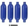 Boot Stoßstange 4 Stück PVC blau 51x14 cm von , Anlegen und Ankern - Ref: Foro24-92377, Preis: 60,91 €, Rabatt: %