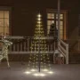 Weihnachtsbaum auf Fahnenmast 108 warmweiße LED 180cm von , Weihnachtsbeleuchtung - Ref: Foro24-343518, Preis: 15,58 €, Rabat...