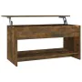 Rauchige Eiche-Optik Mittelholztisch aus Ingenieurholz 102x50x52,5cm von , Couchtisch - Ref: Foro24-819290, Preis: 77,21 €, R...