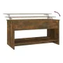 Rauchige Eiche-Optik Mittelholztisch aus Ingenieurholz 102x50x52,5cm von , Couchtisch - Ref: Foro24-819290, Preis: 77,21 €, R...