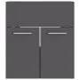 Waschbeckenunterschrank aus grauem Sperrholz, 41x38,5x46 cm. von , Badezimmermöbel - Ref: Foro24-804640, Preis: 34,56 €, Raba...