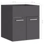 Waschbeckenunterschrank aus grauem Sperrholz, 41x38,5x46 cm. von , Badezimmermöbel - Ref: Foro24-804640, Preis: 34,56 €, Raba...