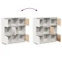 Hoher Massivholz-Pinienholz-Schrank 110,5x35x117 cm von , Sideboards - Ref: Foro24-814370, Preis: 137,25 €, Rabatt: %