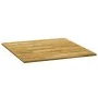Solid oak wood square table top 23 mm thick 80x80 cm by , Table tops - Ref: Foro24-245988, Price: 148,53 €, Discount: %