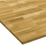 Solid oak wood square table top 23 mm thick 80x80 cm by , Table tops - Ref: Foro24-245988, Price: 148,53 €, Discount: %