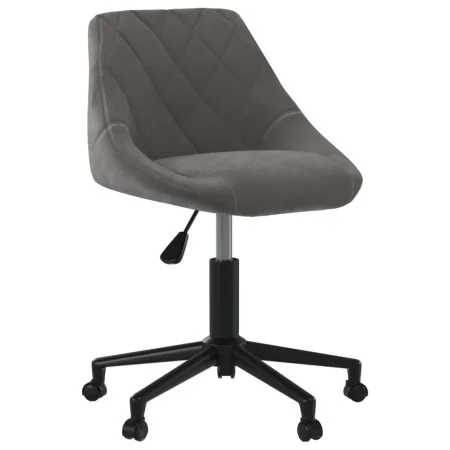 Dunkelgraues Samt-Drehstuhles für Esszimmer von , Essstühle - Ref: Foro24-3089033, Preis: 95,30 €, Rabatt: %