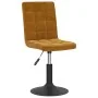 Drehbare Esszimmerstühle, 4 Stück, braunes Samtgewebe. von , Essstühle - Ref: Foro24-3089287, Preis: 217,96 €, Rabatt: %