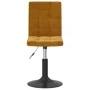 Drehbare Esszimmerstühle, 4 Stück, braunes Samtgewebe. von , Essstühle - Ref: Foro24-3089287, Preis: 217,96 €, Rabatt: %