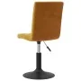Drehbare Esszimmerstühle, 4 Stück, braunes Samtgewebe. von , Essstühle - Ref: Foro24-3089287, Preis: 217,96 €, Rabatt: %