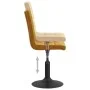 Drehbare Esszimmerstühle, 4 Stück, braunes Samtgewebe. von , Essstühle - Ref: Foro24-3089287, Preis: 217,96 €, Rabatt: %
