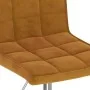 Drehbare Esszimmerstühle, 4 Stück, braunes Samtgewebe. von , Essstühle - Ref: Foro24-3089287, Preis: 217,96 €, Rabatt: %