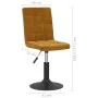Drehbare Esszimmerstühle, 4 Stück, braunes Samtgewebe. von , Essstühle - Ref: Foro24-3089287, Preis: 217,96 €, Rabatt: %