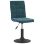 Drehbare Esszimmerstühle, 4 Stück, blauer Samt von , Essstühle - Ref: Foro24-3089293, Preis: 205,22 €, Rabatt: %