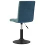 Sillas de comedor giratorias 4 uds terciopelo azul de , Sillas de comedor - Ref: Foro24-3089293, Precio: 205,18 €, Descuento: %
