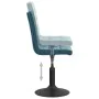 Drehbare Esszimmerstühle, 4 Stück, blauer Samt von , Essstühle - Ref: Foro24-3089293, Preis: 205,22 €, Rabatt: %