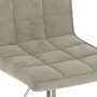 Drehstühle für Esszimmer, 6 Stück aus hellgrauem Samt. von , Essstühle - Ref: Foro24-3089300, Preis: 325,14 €, Rabatt: %