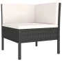 9-piece garden furniture set with black synthetic rattan cushions by , Garden sets - Ref: Foro24-3094468, Price: 754,93 €, Di...