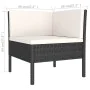 9-piece garden furniture set with black synthetic rattan cushions by , Garden sets - Ref: Foro24-3094468, Price: 754,93 €, Di...