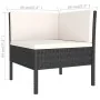 Garden furniture set 11 pieces with black synthetic rattan cushions by , Garden sets - Ref: Foro24-3094496, Price: 976,82 €, ...