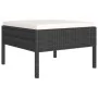 12-teiliges Gartenmöbel-Set mit schwarzen Polstern aus synthetischem Rattan. von , Gartensets - Ref: Foro24-3094524, Preis: 9...