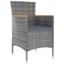 9-piece garden dining set with gray synthetic rattan cushions by , Garden sets - Ref: Foro24-3094939, Price: 850,90 €, Discou...