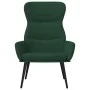 Relax armchair with dark green fabric footrest by , Armchairs - Ref: Foro24-3097434, Price: 118,18 €, Discount: %