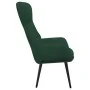 Relax armchair with dark green fabric footrest by , Armchairs - Ref: Foro24-3097434, Price: 118,18 €, Discount: %
