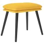 Entspannungssessel mit Fußhocker aus senfgelbem Stoff von , Sessel - Ref: Foro24-3097436, Preis: 120,75 €, Rabatt: %