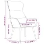 Entspannungssessel mit Fußhocker aus senfgelbem Stoff von , Sessel - Ref: Foro24-3097436, Preis: 120,75 €, Rabatt: %