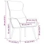 Relax armchair with fabric footrest in mustard yellow color by , Armchairs - Ref: Foro24-3097436, Price: 120,75 €, Discount: %