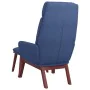 Relax armchair with blue fabric footrest by , Armchairs - Ref: Foro24-3097567, Price: 146,26 €, Discount: %