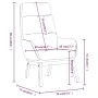 Relax armchair with blue fabric footrest by , Armchairs - Ref: Foro24-3097567, Price: 146,26 €, Discount: %