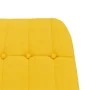 Sillón mecedora con taburete tela amarillo mostaza de , Mecedoras - Ref: Foro24-3097711, Precio: 146,83 €, Descuento: %