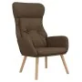 Relax armchair with brown fabric footstool by , Armchairs - Ref: Foro24-3097753, Price: 151,31 €, Discount: %