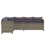 7-teiliges Gartensofa-Set mit grauen Polstern aus synthetischem Rattan. von , Gartensets - Ref: Foro24-3098170, Preis: 1,00 €...