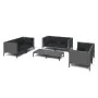 7-piece garden sofa set with dark gray synthetic rattan cushions by , Garden sets - Ref: Foro24-3099831, Price: 547,33 €, Dis...