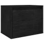 TV furniture set, 3 pieces, solid black pine wood by , TV Furniture - Ref: Foro24-3100128, Price: 117,87 €, Discount: %