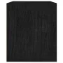 TV furniture set, 3 pieces, solid black pine wood by , TV Furniture - Ref: Foro24-3100128, Price: 117,87 €, Discount: %