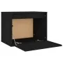 TV furniture set, 3 pieces, solid black pine wood by , TV Furniture - Ref: Foro24-3100128, Price: 117,87 €, Discount: %