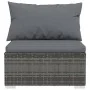 Garden furniture set 9 pieces and gray synthetic rattan cushions by , Garden sets - Ref: Foro24-3101973, Price: 1,00 €, Disco...